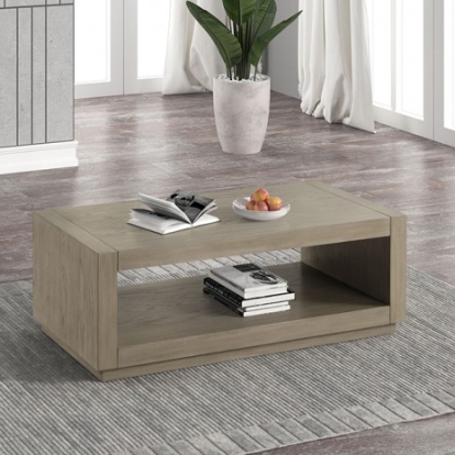 Furniture Of America Dothan Contemporary Engineered Wood, Oak Veneer, Rubberwood Natural Coffee Table | FM44009NT-C
