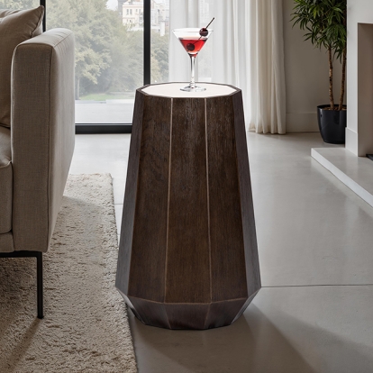 Furniture Of America Vellara Transitional Dark Walnut Martini Table Model FM44020DW-STR