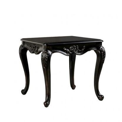 Furniture Of America Rochester Traditional Black End Table Model FM45001ES-E