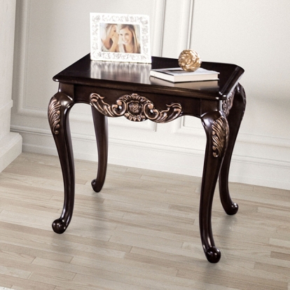 Furniture Of America Palencia Traditional Dark Cherry End Table Model FM45005E
