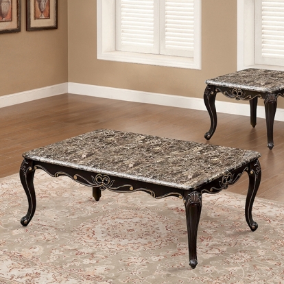 Furniture Of America Albacete Traditional Dark Walnut Coffee Table Model FM45006BR-C