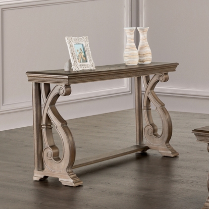 Furniture Of America Giordani Traditional Weathered Oak Sofa Table Model FM4519AK-S