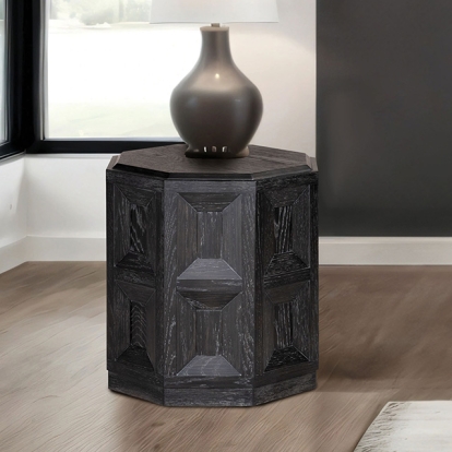 Furniture Of America Hatton Cross Modern Contemporary Black End Table Model FM49011BK-E