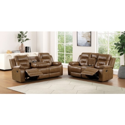 Furniture Of America Ezekius Transitional Brown Sofa Model FM6011BR-SF-M