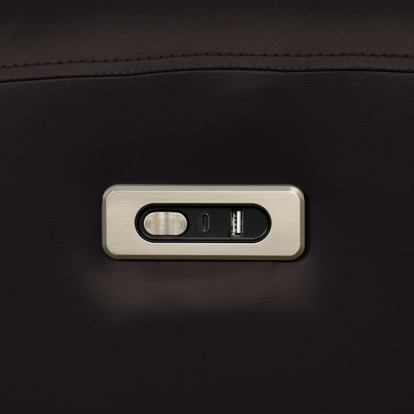 Furniture Of America Schlieren Contemporary Black Power Sofa Model FM6012BK-SF-PM