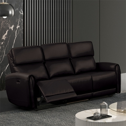 Furniture Of America Schlieren Contemporary Black Power Sofa Model FM6012BK-SF-PM