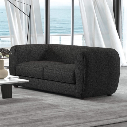 Furniture Of America Verdal Contemporary Black Loveseat Model FM61001BK-LV