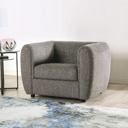 Furniture Of America Verdal Contemporary Charcoal Gray Chair Model FM61001GY-CH