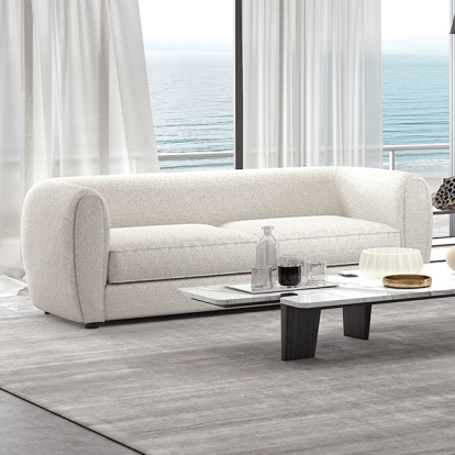 Furniture Of America Verdal Contemporary Off-White Sofa Model FM61001WH-SF