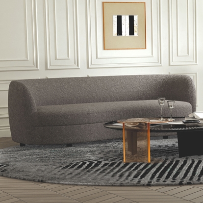 Furniture Of America Versoix Contemporary Charcoal Gray Sofa Model FM61003GY-SF