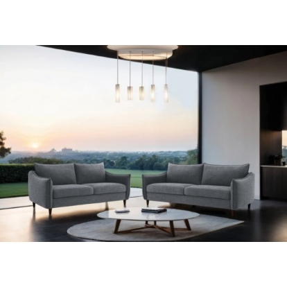 Furniture Of America Vermon Contemporary Gray Loveseat Model FM61004GY-LV
