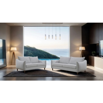 Furniture Of America Vermon Contemporary Light Gray Loveseat Model FM61004LG-LV