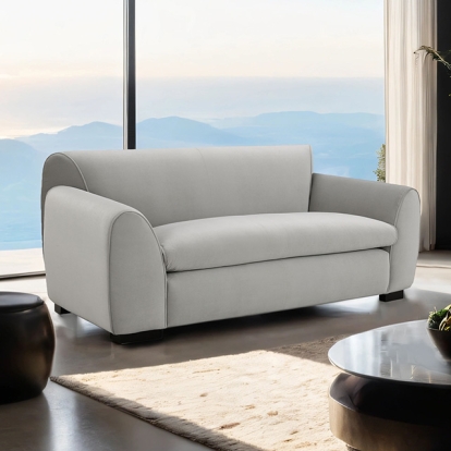 Furniture Of America Severo Contemporary Light Gray Loveseat Model FM61005LG-LV
