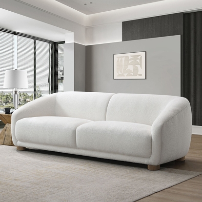 Furniture Of America Kolvere Contemporary White Sofa Model FM61006WH-SF