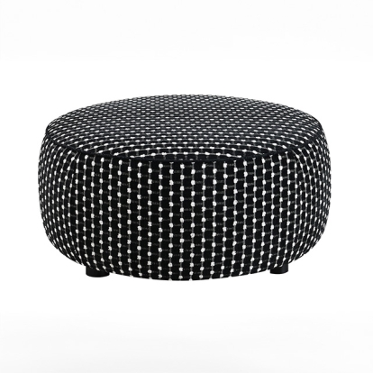 Furniture Of America Viviani Transitional White/Black Ottoman Model FM61007BK-OT