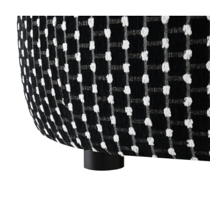 Furniture Of America Viviani Transitional White-Black Ottoman Model FM61007BK-OT