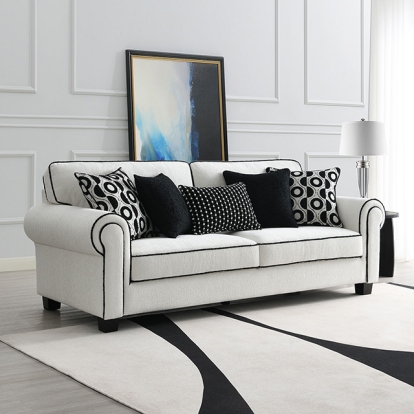 Furniture Of America Viviani Transitional White Sofa Model FM61007WH-SF