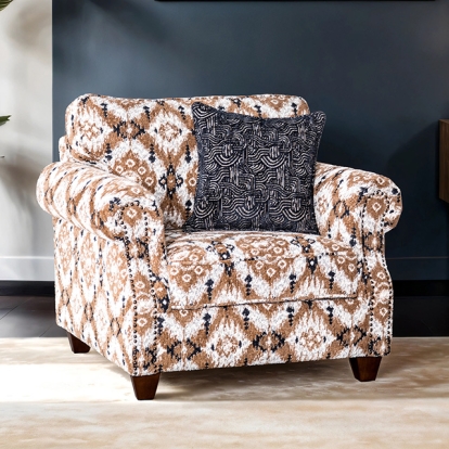 Furniture Of America Earley Transitional Light Gray Accent Chair Model FM61009WH-CH-PT