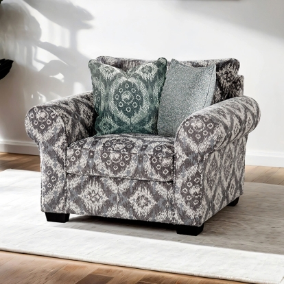 Furniture Of America Queensbury Transitional White Accent Chair Model FM61113WH-CH-PT