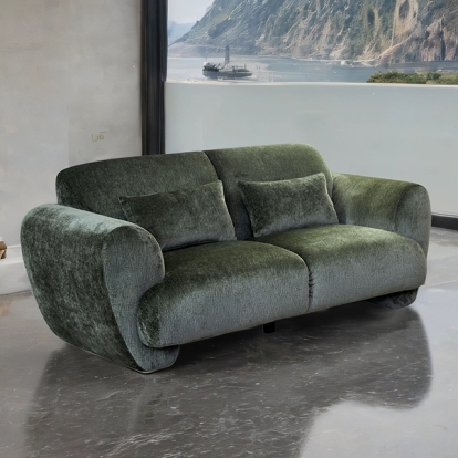 Furniture Of America Trevisan Contemporary Olive Green Loveseat Model FM61114GR-LV