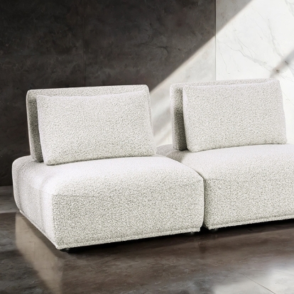 Furniture Of America Stavanger Contemporary Light Gray 2-Seater Model FM63001LG-B
