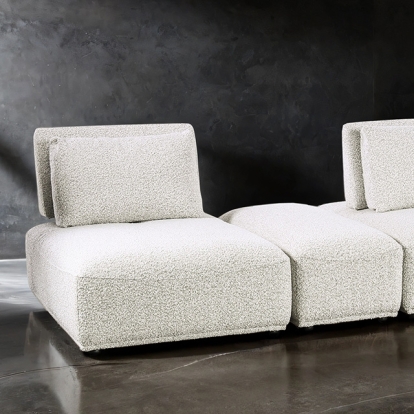 Furniture Of America Stavanger Contemporary Light Gray 2-Seater W/ Rect Ot Model FM63001LG-E