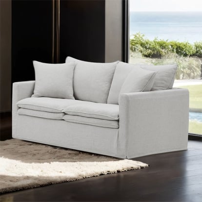Furniture Of America Crayford Traditional Light Gray Loveseat Model FM63010LG-LV
