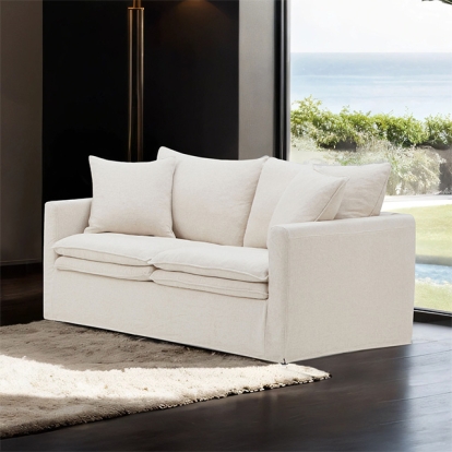 Furniture Of America Crayford Traditional Taupe Loveseat Model FM63010TP-LV