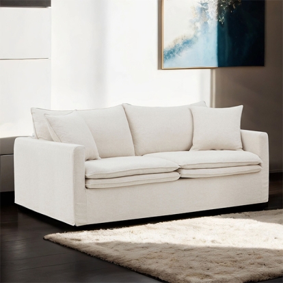 Furniture Of America Crayford Traditional Taupe Sofa Model FM63010TP-SF