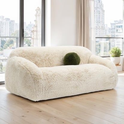 Furniture Of America Darwen Contemporary Sand Sofa Model FM64006BG-SF