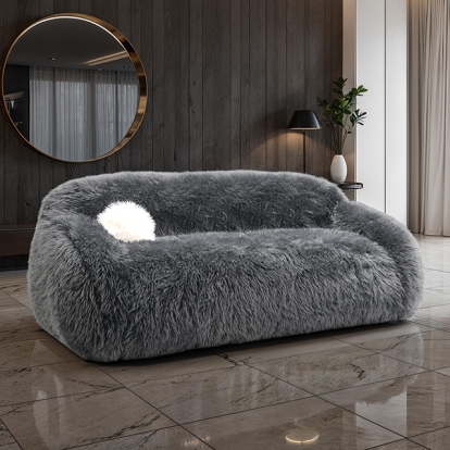 Furniture Of America Darwen Contemporary Dark Gray Sofa Model FM64006DG-SF