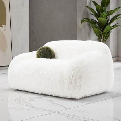 Furniture Of America Darwen Contemporary White Loveseat Model FM64006WH-LV