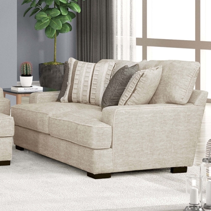 Furniture Of America Ardenfold Contemporary Beige Loveseat Model FM64201BG-LV