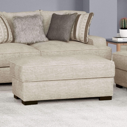 Furniture Of America Ardenfold Contemporary Beige Ottoman Model FM64201BG-OT