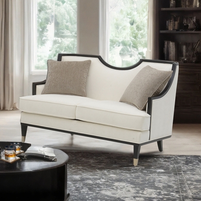 Furniture Of America La Salle Traditional White Loveseat Model FM67005WH-LV