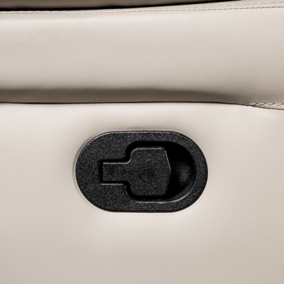 Furniture Of America Glarus Transitional White Sofa Manual Recliner Model FM69003WH-SF-M