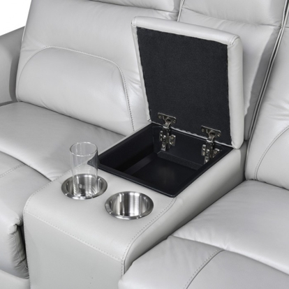 Furniture Of America Terentius Contemporary Taupe Power Loveseat Model FM69006TP-LV-PM