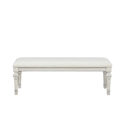 Furniture Of America Stella Mia Traditional Creamy White Bench Model FM70000WH-BN