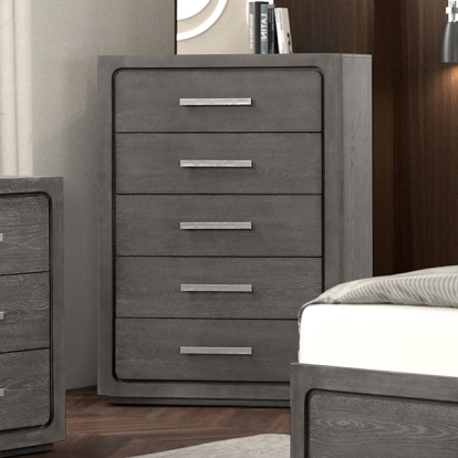 Furniture Of America Crowthorne Contemporary Warm Gray Chest Model FM70100GY-C