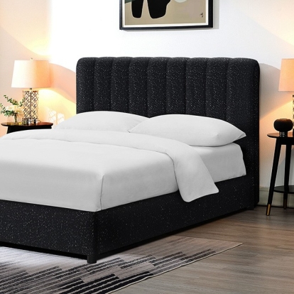 Furniture Of America Traverso Contemporary Black Bed Model FM71002BK-Full Bed