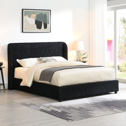 Furniture Of America Laverni Contemporary Black Bed Model FM71003BK-Full Bed