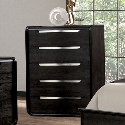 Furniture Of America Osterley Modern Contemporary Black Chest Model FM71500BK-C