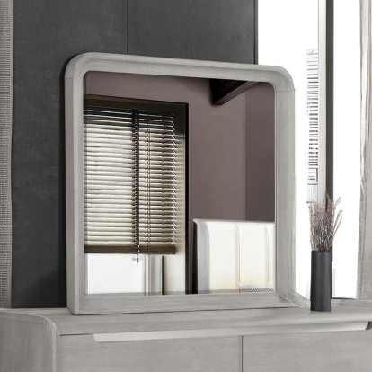Furniture Of America Osterley Modern Contemporary Light Gray Mirror Model FM71500LG-M