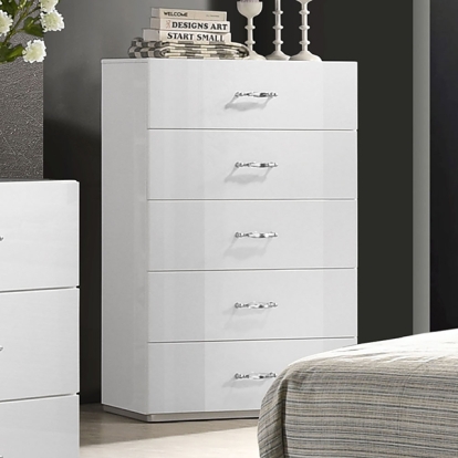 Furniture Of America Stoholm Contemporary White Chest Model FM72000WH-C