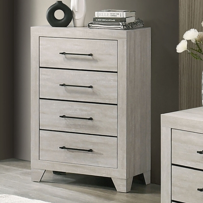 Furniture Of America Dubuque Contemporary Light Gray Chest Model FM72003LG-C