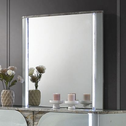 Furniture Of America Cleburne Contemporary Light Gray Mirror Model FM72011LG-M