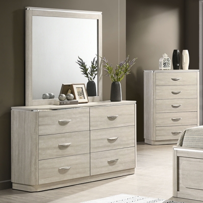 Furniture Of America Farsund Contemporary Dusty Gray Dresser Model FM72013LG-D