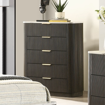 Furniture Of America Lantrisant Contemporary Dark Walnut Chest Model FM72014DW-C