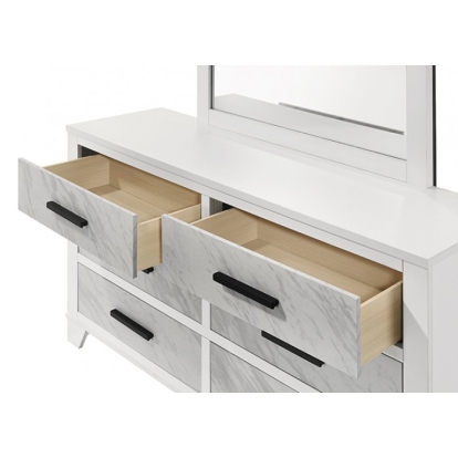 Furniture Of America Darlene Contemporary White Dresser Model FM72018WH-D