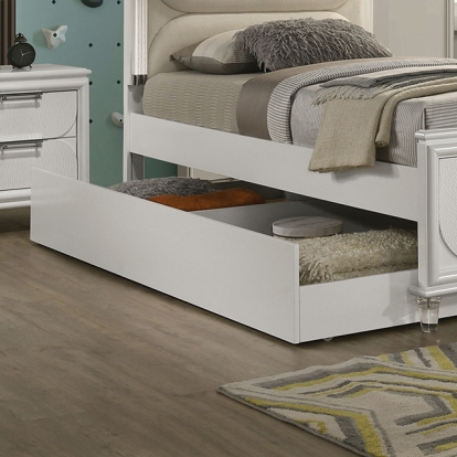 Furniture Of America Lareina Contemporary Pearl White Trundle Model FM72081WH-TR